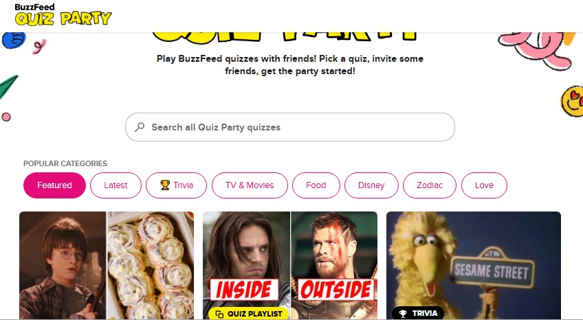 سایت Buzzfeed و ساخت ازمون های آنلاین