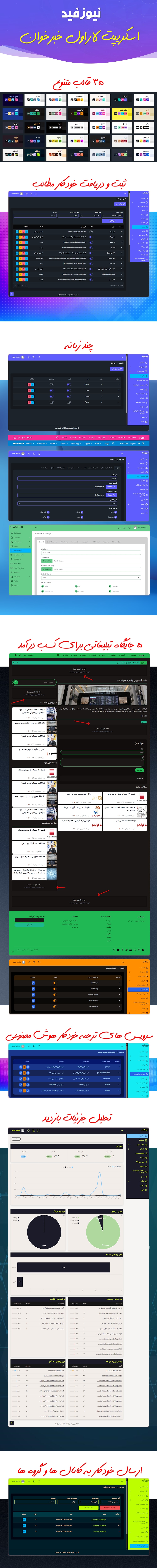امکانات اسکریپت نیوزفید