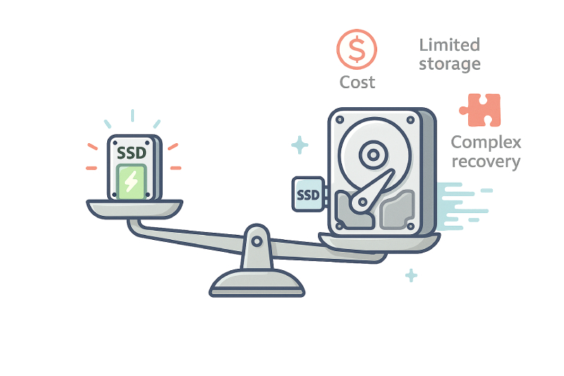 سرور مجازی SSD چه معایبی دارد؟