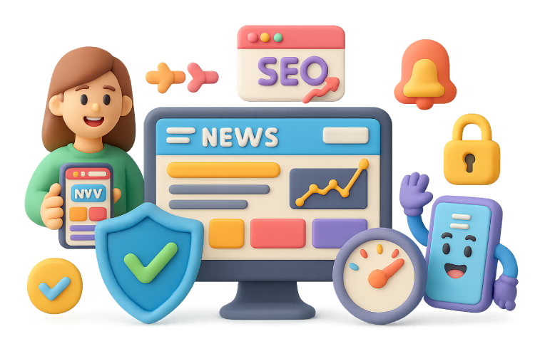 چرا طراحی اصولی سایت خبری مهم است؟