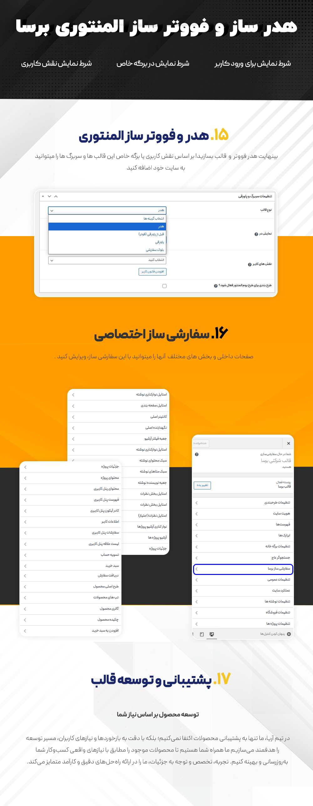 معرفی قالب برسا