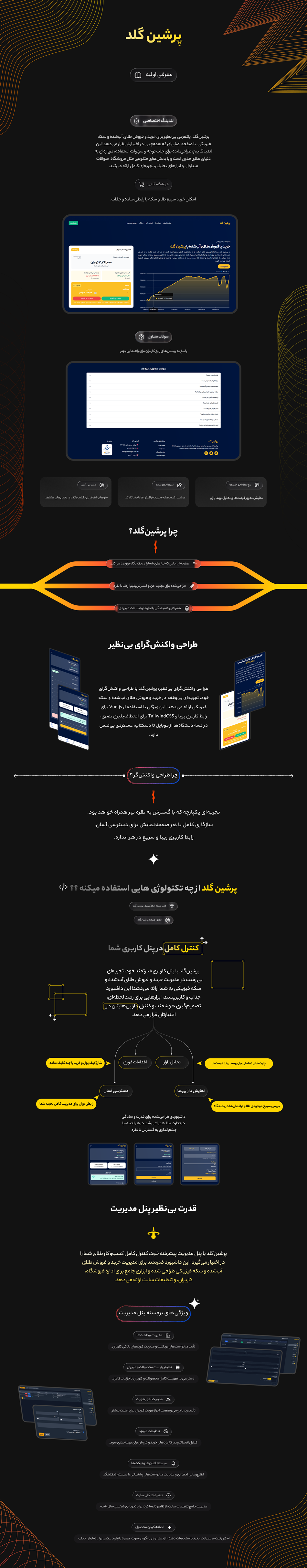 اسکریپت خرید و فروش طلای آبشده و فیزیکی پرشین گلد