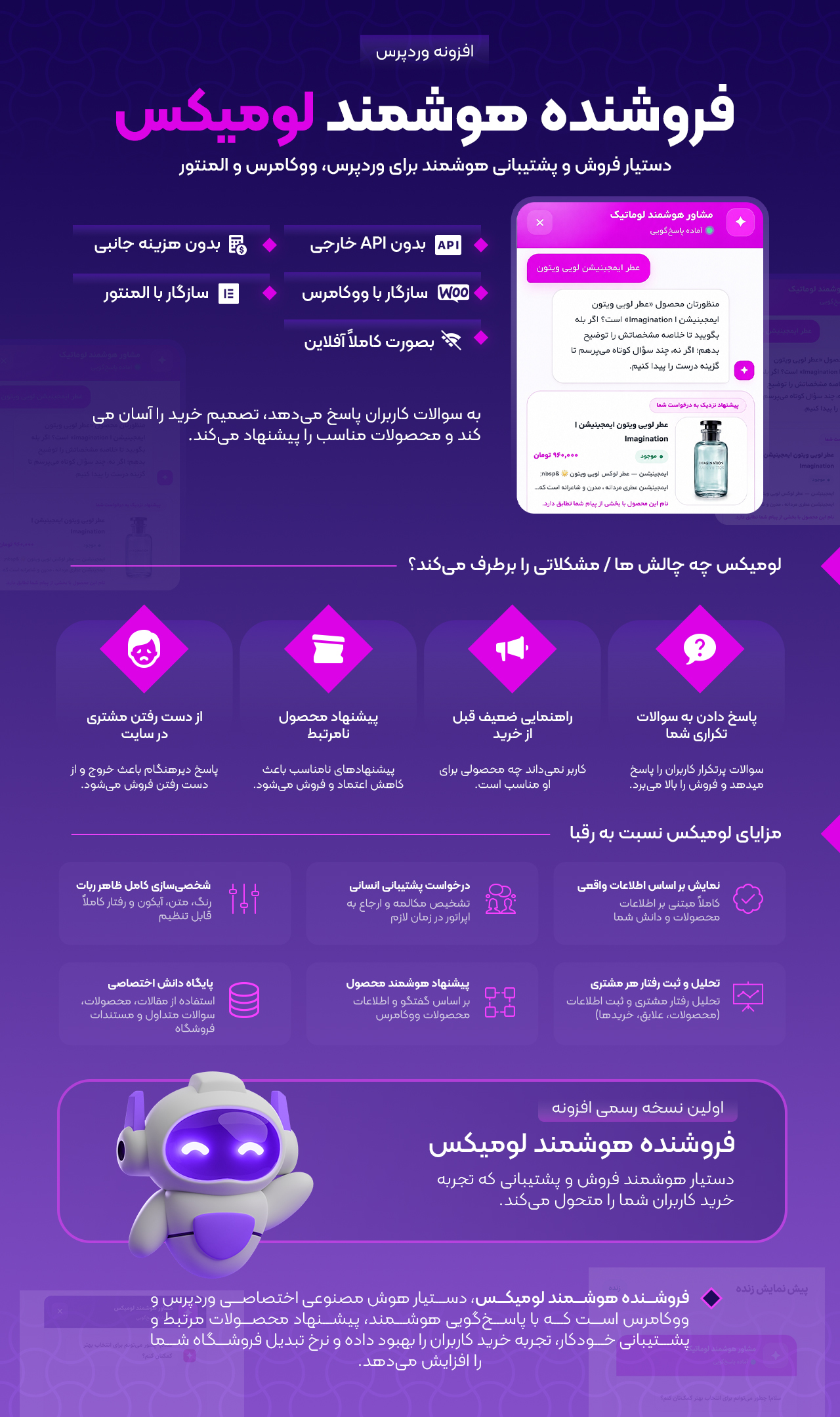 توضیحات فروشنده هوشمند لومیکس